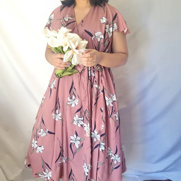 SOLD ON IG Ava & Viv Mauve dress - Picture 2 of 4